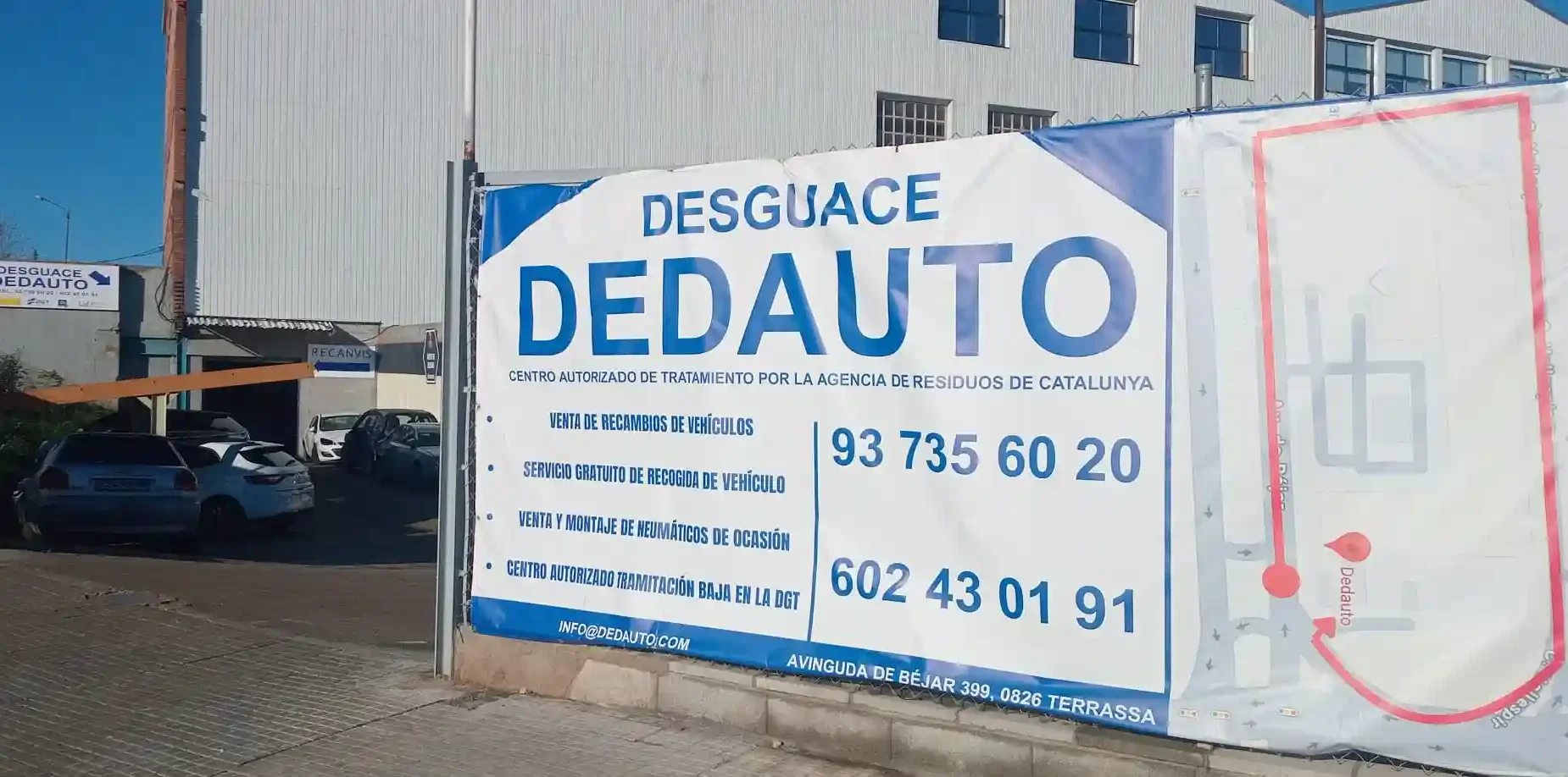 Desguace Dedauto en Terrassa - Centro Autorizado CATV y bajas de vehículos